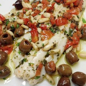 Branzino alla ligure