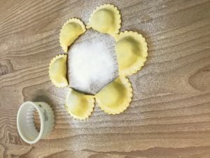 Ravioli al branzino