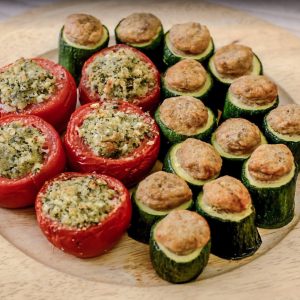 Verdure ripiene gratinate