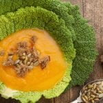 Purea di zucca con verza e porro