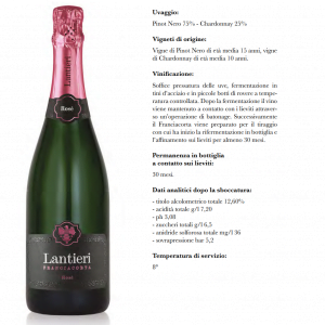 Lantieri Franciacorta Rose'